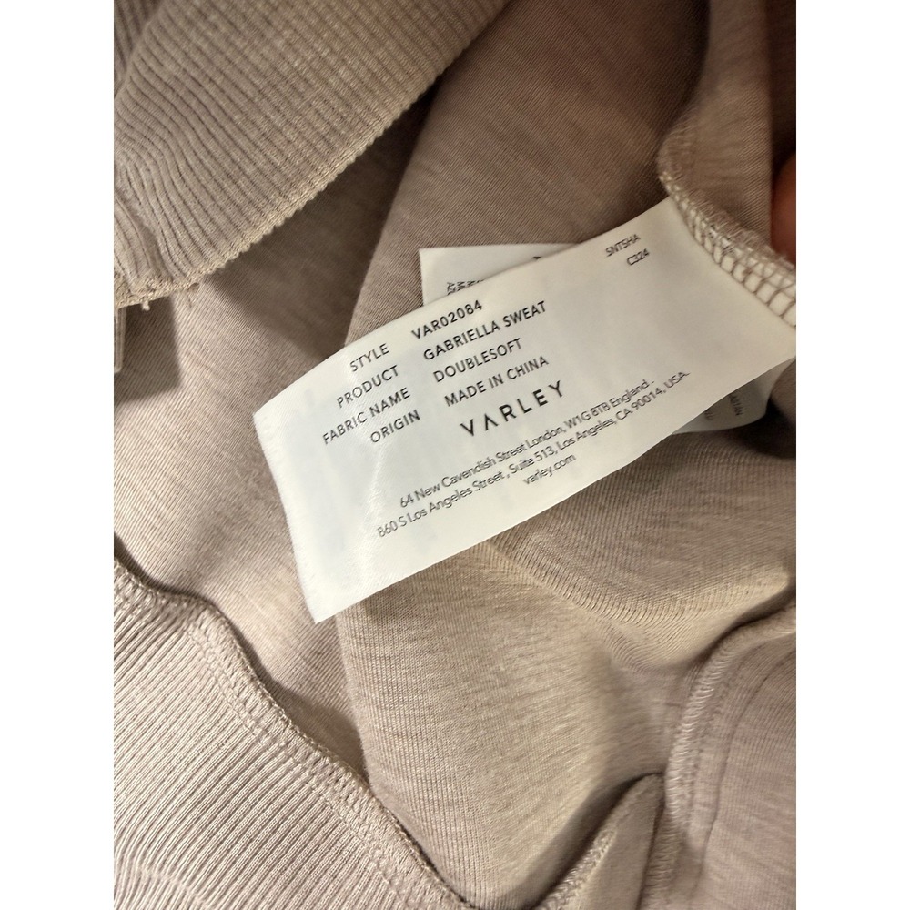 EUC Varley Double Soft Sweatshirt Womens XS Gabriella Sweat Long Sleeve Pullover - Picture 6 of 8